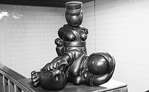 Subway Token Figures : Art : Subway : New York : Tom Otterness : Personal Photo Projects : Photos : Richard Moore : Photographer